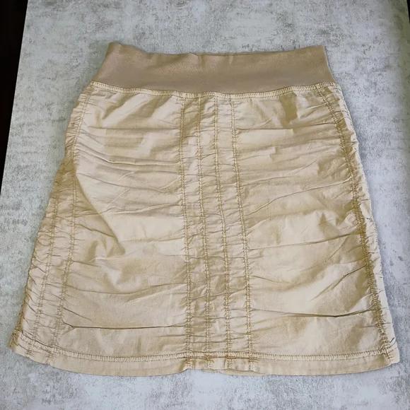 XCVI Wearables The Trace Mini Skirt in‎ Sand Streetwear Parachute Size XS - Picture 2 of 12